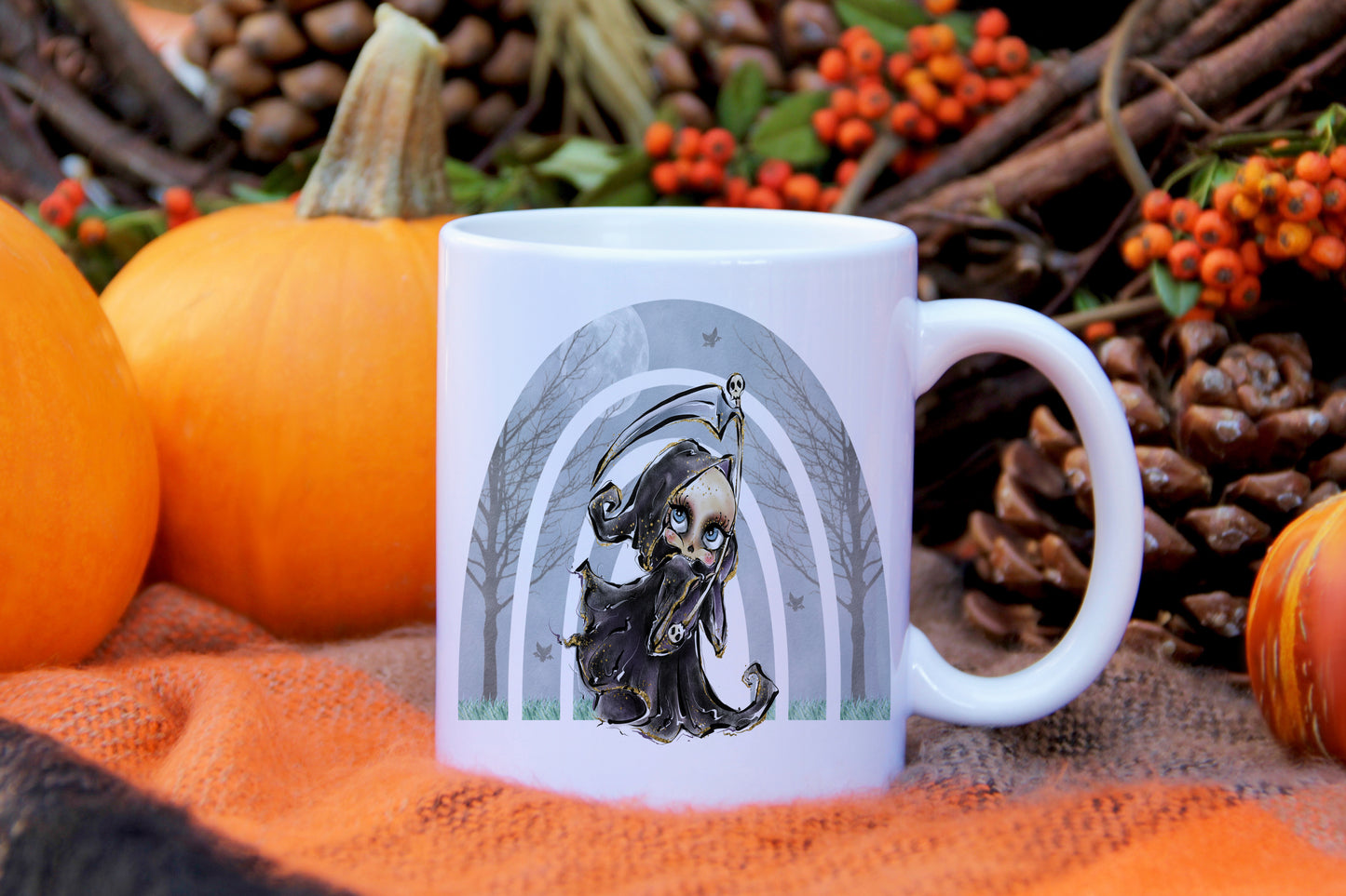 Halloween witch mug