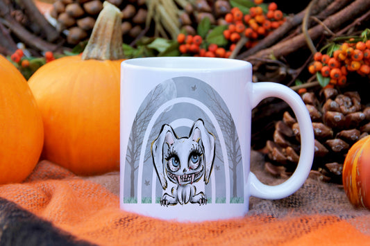 Halloween bunny mug
